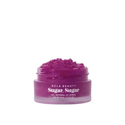 NCLA - Natural Sugar, Sugar Lip Scrub | Vegan, Cruelty-Free, Clean Skincare (Black Cherry)