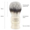 Alexander Simpsons Trafalgar 3 Shaving Brush - T3 Synthetic High Density Fibre Faux Handle Ivory - Simpson Shaving Brushes - Wet Shave Deluxe Thick & Luxurious Lather Dense Extra Soft Bristles view 2