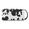 Toiletry Bag for Men Women Canvas Dopp Kit Travel Waterproof Shower Cosmetic Makeup Case Organizer for Gym Grooming Shaving Cow Print view 3