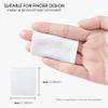 1000PCS Ultra Thin Makeup Remover Cotton Pads Perfect for Face Lips Eyes Nails Polish Makeup Remover Cleansing and Daily Skin Care, Square, Lint view 3