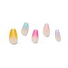 Dashing Diva Magic Press Nails - Happy Medium | Long, Coffin Shaped Press On Nails | Long Lasting Stick On Gel Nails | Lasts Up to 7 Days | Contains 30 Stick On Nails, 1 Prep Pad, 1 File view 2