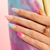 Dashing Diva Magic Press Nails - Happy Medium | Long, Coffin Shaped Press On Nails | Long Lasting Stick On Gel Nails | Lasts Up to 7 Days | Contains 30 Stick On Nails, 1 Prep Pad, 1 File view 4