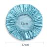 4Pcs Shower Cap for Women Reusable Double Layers Large Waterproof Bath Hat Lining EVA Shower Hair Protection Cover (C) view 3