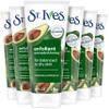 St. Ives Soft Skin Face Scrub, Avocado & Honey Moderate Exfoliator For Soft, Smooth Skin, Oil-free Facial Scrub Made with 100% Natural Exfoliants, 6 oz, 6 Pack view 1