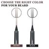 2PCS Beard Pencil Filler for Men - Sweat Proof, Water Resistance, Long Lasting & Natural Finish barber Pencil, Mustache Repair Shape(BROWN) view 3