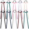 PAGOW 10 Pieces Long Silk Ribbon Hair Bands, Colourful Hair Scarf with Bow Silk Hair Ties, Satin Hair Scrunchies for Women Kids Girls view 1