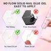 Makartt Gel Nail Glue for Press On Nails - 3D Gel Nail Art, 30ml Super Strong 3 in 1 Solid Nail Glue Gels for False Nail Tips, Long Lasting Manicure Bond, Curing Needed, Pack of 2 view 2