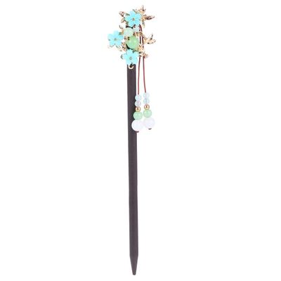1pc Hairpin Retro Hair Sticks Antique Japanese Hair Pin Ancient Hanfu Cos Headpiece Vintage Hair Stick Vintage Hanfu Hair Styling Stick Hair Clips for Women Bride Wooden Chopsticks