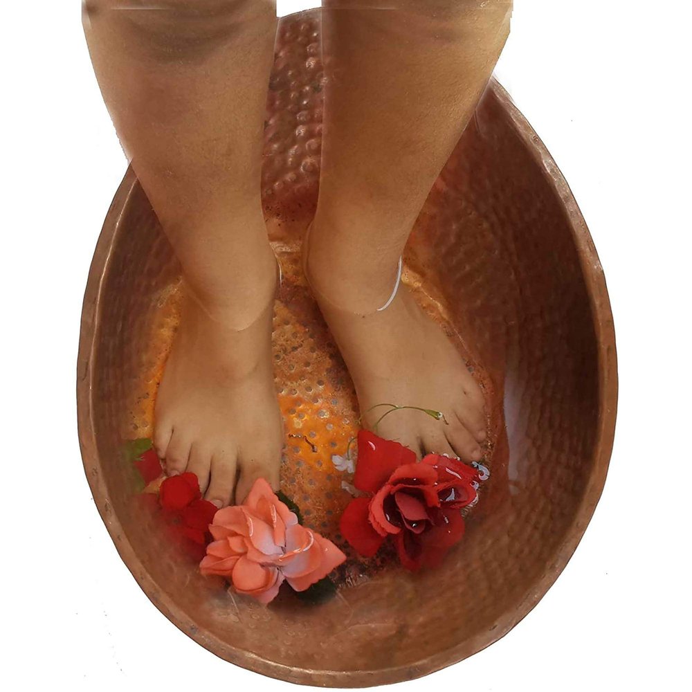 Rustic Foot Soak Spa Beauty Salon Pedicure Bowl