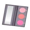 KAB Cosmetics - BlushMeUp Palette  Tricolor, Pressed-Powder Blush Palette with Compact Mirror  3 Long-Lasting, Pink Blush Shades of Cruelty-Free Color for Warmth & Contour (Cotton Candy) view 1