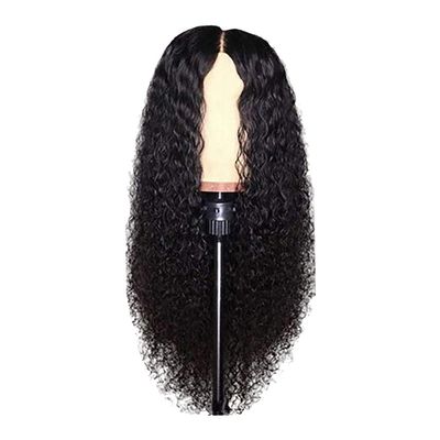 24inch Curly Lace Closure Wigs Brazilian Curly Front Wigs Virgin Hair Wigs for Black Women