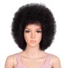 JOEDIR HAIR Afro Wigs for Black Women Human Hair Short Afro Kinky Curly Wig 8 Inch Natural Black Large Afro Wigs (Color:1B) view 2