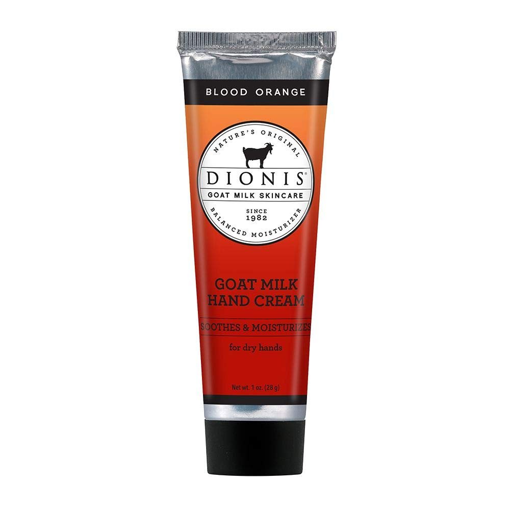 Dionis - Goat Milk Skincare Blood Orange Scented Hand Cream (1 oz) - Made in the USA - Cruelty-free and Paraben-free
