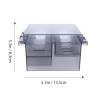 Clipper Blade Holder Plastic Storage Box Hair Clipper Blades Storage Case Clipper Guide Comb Organizer Hair Salon Supplies for Barber Hairdresser Stylist Clipper Guard Organizer view 2