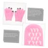 Beaupretty 1set Gel Gloves Full Finger Socks Moisturizing Design for Phone Use Comfortable Fit for Men Women for Outdoor Activities and Gaming view 2