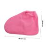 4pcs Essential Gloves Paraffin Wax Warmer Mittens Hand Gloves Heated Spa Mittens Foot Liners Paraffin Booties and Gloves Hot Wax Bath Gloves Work Pink Foot Wax Flannel view 2