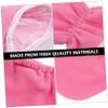 4pcs Essential Gloves Paraffin Wax Warmer Mittens Hand Gloves Heated Spa Mittens Foot Liners Paraffin Booties and Gloves Hot Wax Bath Gloves Work Pink Foot Wax Flannel view 4