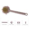 ALIQI Long Handle Shower Bath Brush Body Massage Brushes 2-in-1 Sided Natural Wooden Bristles Bath Ball view 3