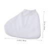 4pcs Essential Oil Gloves Paraffin Wax Mitts for Hand Gloves for Work Spa Paraffin Moisturizing Hand Gloves Wax Gloves Heated Foot Spa Polyester Women's Take a Bath White Sock view 2