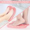 BESKAR XL Large Foot Scrubber Mat for Use in Shower - Shower Foot Cleaner to Eliminate Calluses Dead Skin, Foot Massager Mat for Men & Women to Soothe Achy Feet, Non Slip Suction Cups view 2