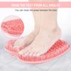 BESKAR XL Large Foot Scrubber Mat for Use in Shower - Shower Foot Cleaner to Eliminate Calluses Dead Skin, Foot Massager Mat for Men & Women to Soothe Achy Feet, Non Slip Suction Cups view 3