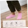 Gel Moisturizing Spa Gloves and Socks Set, 2 Pairs Skin Screen Gloves Winter Moisturizing Socks Set for Dry Feet and Cracked Heel Spa Pink view 2