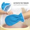 4pcs Essential Oil Gloves Paraffin Wax Gloves Wax Mitts and Booties Paraffin Wax Glove and Bootie Moisturizing Gloves and Socks Paraffin Wax Mitts Foot Work Nail Tool Flannel view 4