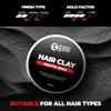 BEARDO Hair CLAY Wax for Men, 100 gm | Matte Finish with volume| Strong Hold Re-stylable Hair styles | With Kaolin Clay | Used by salon professionals 3.4Fl Oz view 2