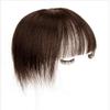 Ubrand 8" Human Hair Toppers Straight Topper Hair Fake Hairpiece Toupee Clip in top Hairpieces Topper Hair Pieces For Women with Thinning Hair/Loss Hair 2.75"X3.93"(Dark Brown) view 2