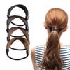 ALIQI 4 Pcs Fashion Women Straight Wig Elastic Hair Bands Black Brown Hair Rope Ponytail Holder Hair Accessories for Women Girls view 1