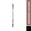 Swiss Beauty Powder Brush Highlighting & Lash Brush, Silver view 3