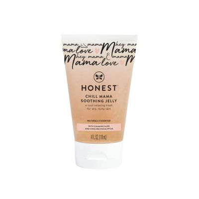 The Honest Company Mama Chill Soothing Jelly, Cooling Formula for Itchy Dry Growing Belly, Aloe and Eucalyptus Infused, 4 fl oz