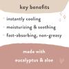 The Honest Company Mama Chill Soothing Jelly, Cooling Formula for Itchy Dry Growing Belly, Aloe and Eucalyptus Infused, 4 fl oz view 4