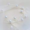 2Pcs Wedding Imitation Pearl Metal Tree Branch Hair Pin Hair Clips Bridal Hair Accessories for Women Lady (Silver) view 3