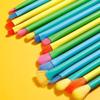 Docolor Eyeshadow Brushes 16 Pieces Colorful Eyeshadow Brush Set With Soft Synthetic Hairs and 1PCS Eyelash Comb Curler Eyelash Separator Mascara Applicator view 4
