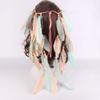 Handmade Hippy Headband Headwear Hair Hoop Bohemian Tassels Hairband Indian Fascinator Hair Bands Hair Accessories Headdress for Women view 2
