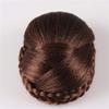 RemeeHi Stock Clip in Hairpiece Synthetic Beauty Updo Hair Piece for Women Light Brown view 2