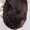 RemeeHi Stock Clip in Hairpiece Synthetic Beauty Updo Hair Piece for Women Light Brown view 3