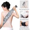 Yiclick Exfoliating Body Scrubber, Back Scrubber for Shower Bath, Japanese Scrub Wash Cloth, Exfoliating Washcloth Towel for Men Women, Body Exfoliator Loofah Luffa Sponge Net Rag Back Washer (Black) view 3