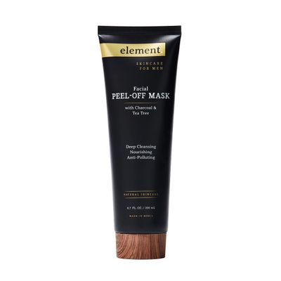 Element Charcoal & Tea Tree Peel Off Face Mask - Deep Cleansing, Dermatologist Tested, Remove Excess Dirt & Oil, Blackhead Remover Peel Off Mask - Cruelty Free Korean Skin Care For All Skin Types