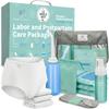 Mama & Wish Postpartum Essentials Kit  Labor and Delivery Essentials for Moms After Birth  Postpartum Recovery Kit Includes Peri Bottle, Witch Hazel, Comfy Garments & More view 1