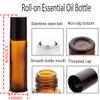 12 Pack 10ml Essential Oil Roller Bottles, with Stainless Steel Roller Balls, 10ml Amber Glass Roll on Bottles for Essential Oils, 1 Extra Roller Ball, 12 Labels, 1 Openers, 2 Droppers Included view 2