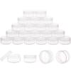 10 Gram Sample Containers with Lids, 10ML Sample Jars, 40 PCS Small Cosmetic Containers for Makeup, Lotion, Eye Shadow, Liquids, Powder, Lip Balms view 1