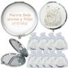 12 PCS Wedding Favors Personalized Engraved Compact Mirrors Anniversary Souvenir Elegant Gift Bulk view 1