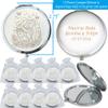 12 PCS Wedding Favors Personalized Engraved Compact Mirrors Anniversary Souvenir Elegant Gift Bulk view 2