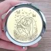 12 PCS Wedding Favors Personalized Engraved Compact Mirrors Anniversary Souvenir Elegant Gift Bulk view 3