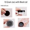 10 Gram Sample Containers with Lids, 10ML Sample Jars, 40 PCS Small Cosmetic Containers for Makeup, Lotion, Eye Shadow, Liquids, Powder, Lip Balms view 4