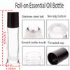 10ml Essential Oil Roller Bottles, 24 Pack Leak-proof Glass Roll on Bottles for Essential Oils, with Stainless Steel Roller Balls, 1 Extra Roller Ball, 24Labels, 1 Openers, 2 Droppers, Clear view 2