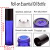 12 Pack 10ml Glass Essential Oil Bottles, with Stainless Steel Roller Ball, Blue Glass Roll-On Bottles, 1 Extra Roller Ball, 12 Labels, 1 Opener, 2 Droppers Included view 2