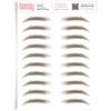 Brows by Bossy Studio & Co Temporary Eyebrow Tattoos Waterproof Eyebrow Stickers, False Tattoos Hair Like Peel Off Instant Transfer Brow natural brown view 1